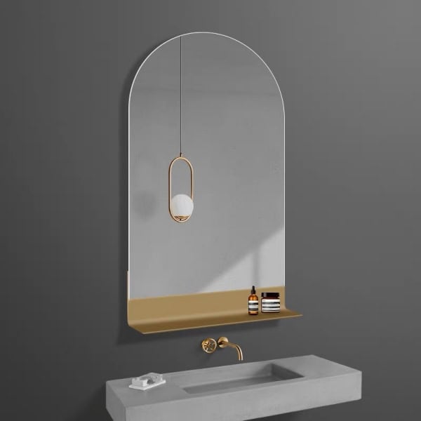 Bathroom Mirror with Shelf - Image 2