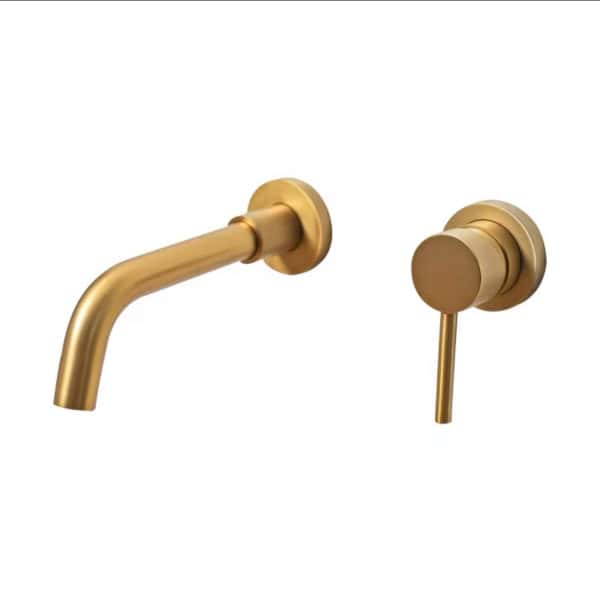 Glod Wall Mounted Basin Mixer